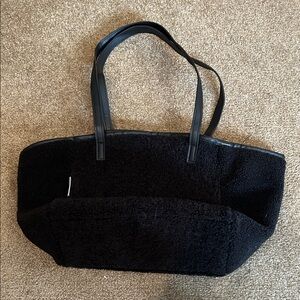 Neiman Marcus Black Textured Tote